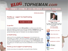 Tablet Screenshot of blog.topheman.com
